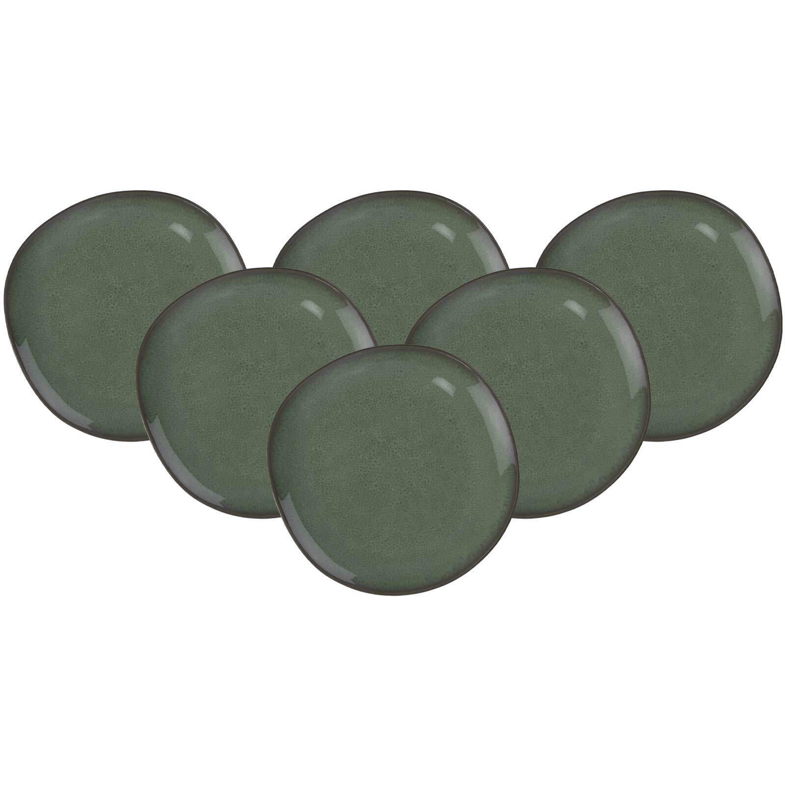 SPEISETELLER Lave Vert ø 28 cm 6er Set - Grün, Keramik (28cm) - like.Villeroy & Boch