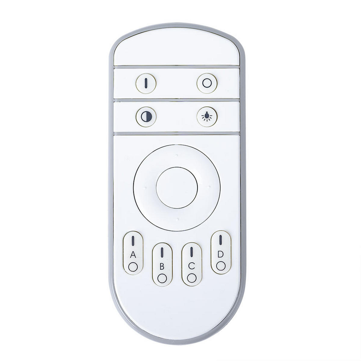 LED DECKENLEUCHTE Sinus Silber - Silberfarben, Metall (48.5/48.5/15cm) - Esto