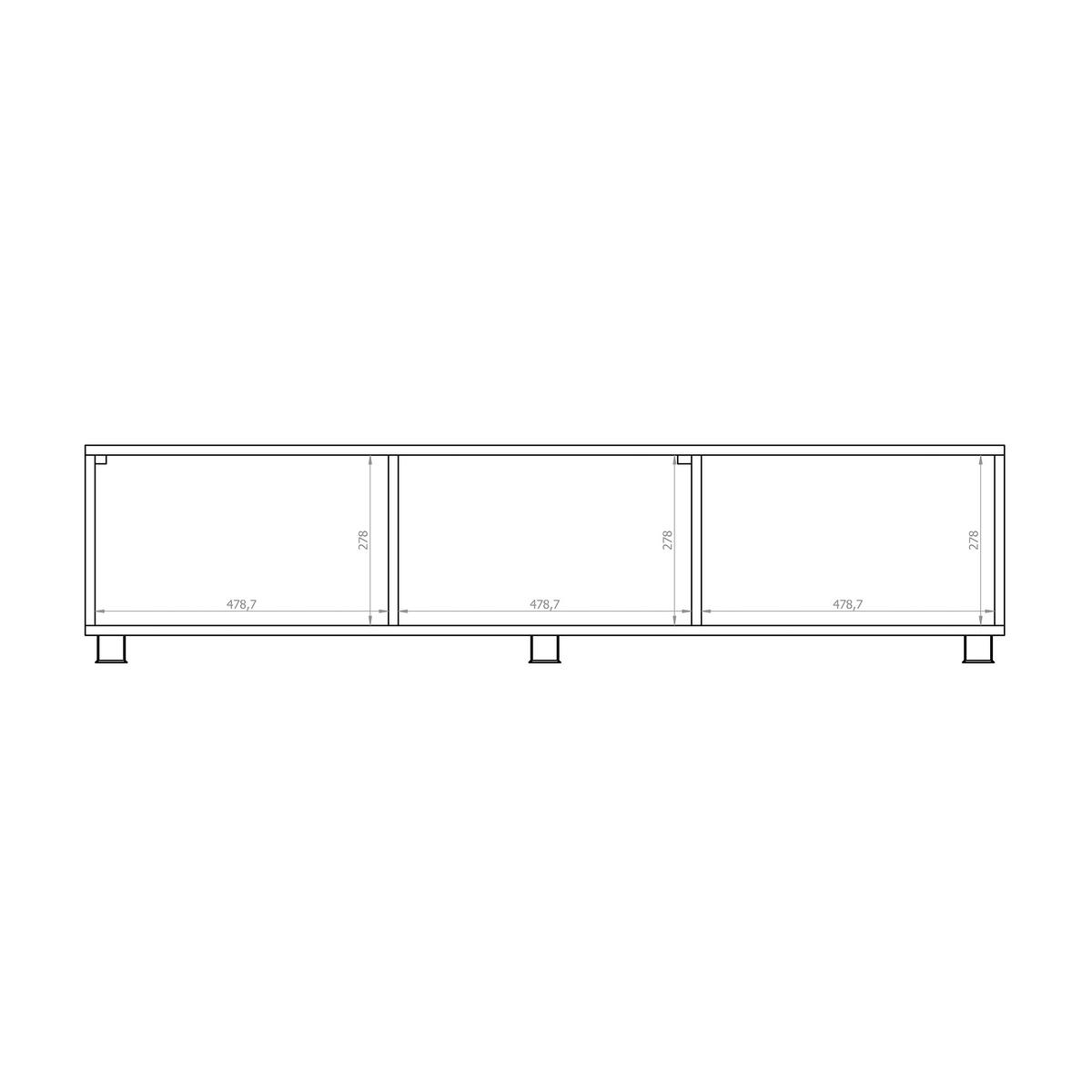 LOWBOARD Kavell mit 2 Türen, 150 cm, stehend/hängend, kaschmir - Kaschmir, Holzwerkstoff (150/37.5/43cm) - Beautysofa