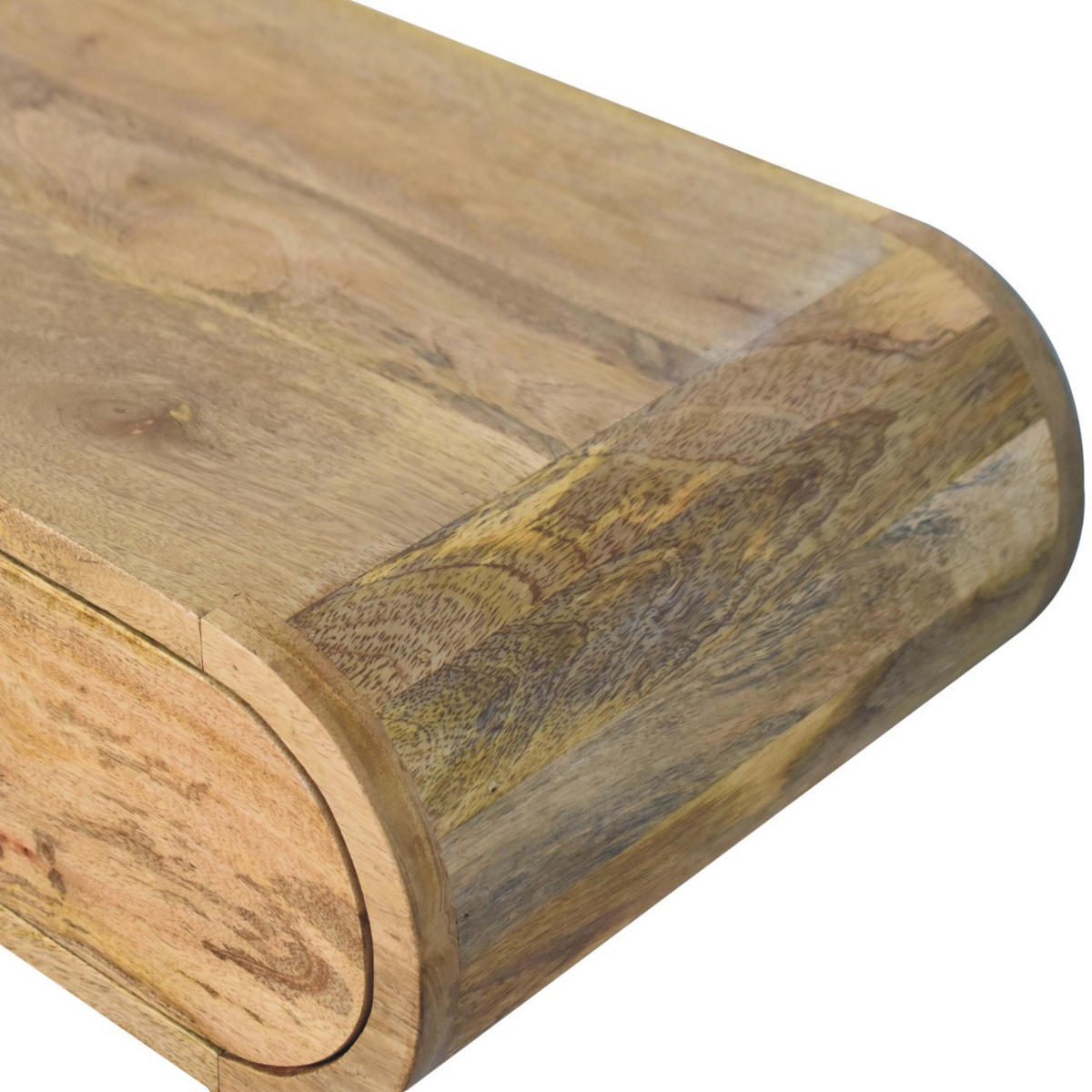 KONZOLNI STOL Contour, zidni - smeđa, drvo (80/15/32cm) - Artisan Furniture