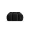 POUF Bellis aus Samt schwarz - Schwarz, Textil (94/39/94cm) - Micadoni
