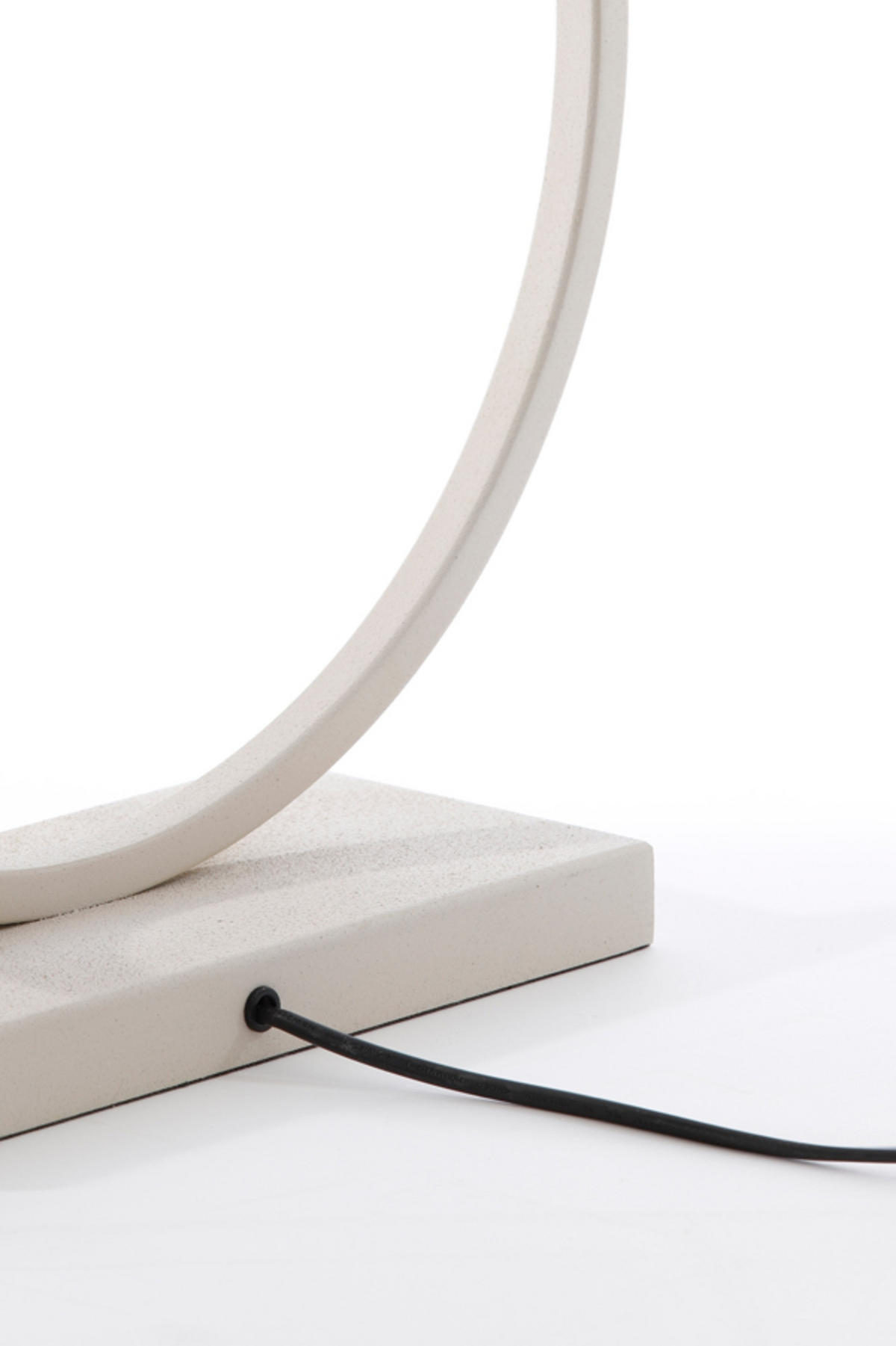 LAMPENFUSS Liva Weiß Ø40/53 cm - Weiß, Metall (40/12.5/52cm) - Light & Living