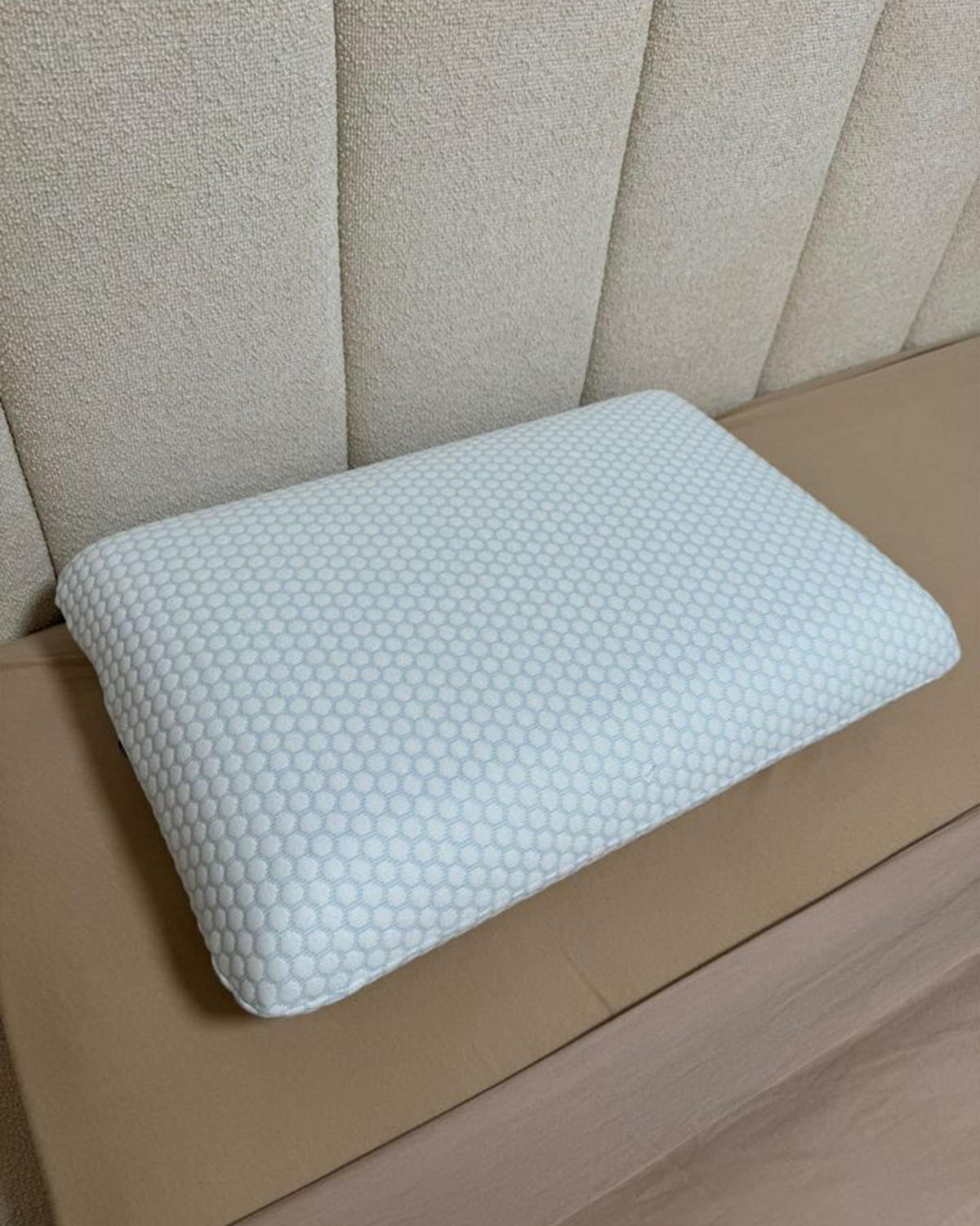 POLŠTÁŘ Bílý 40/60 cm Emin - bílá/modrá, textil (60/40cm) - Beliani