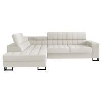 ECKSOFA Laris, Seite: Links - Schwarz/Cappuccino, Holz/Textil (271/203cm) - MIRJAN24