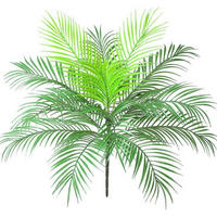 KUNSTPFLANZE Areca Palm 63 cm Grün - Grün, Kunststoff (40cm)