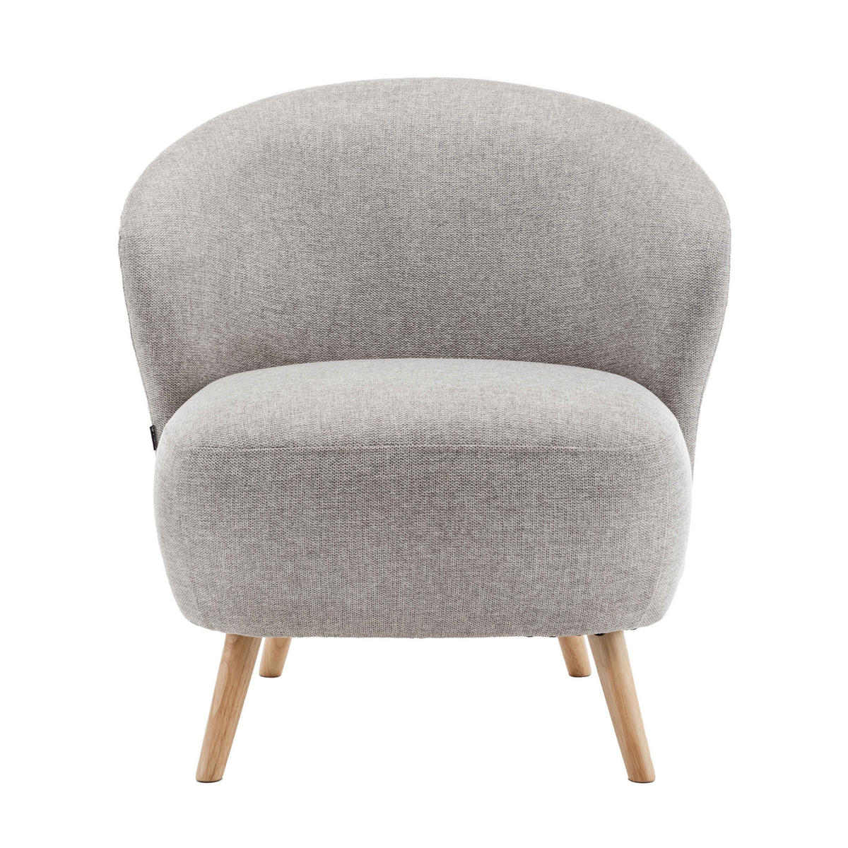 RELAXSESSEL, Beige - Beige, Textil (73/79/74cm) - Oviala