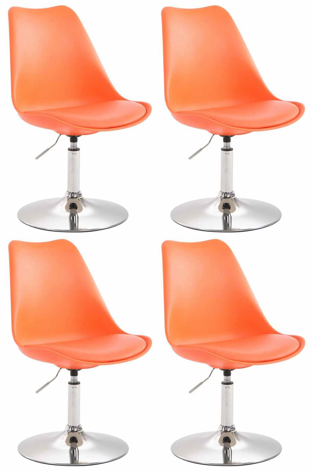 CLP Drehstuhl Orange 48x76x57 cm