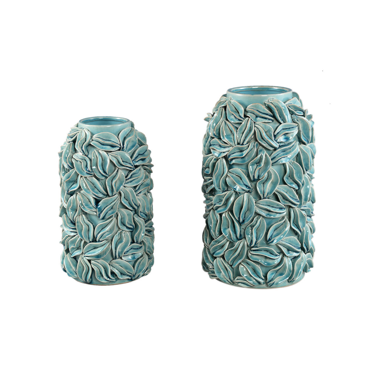 TOPF Zubeda Blau 20/20/30cm - Blau, Keramik (30cm) - PTMD Collection