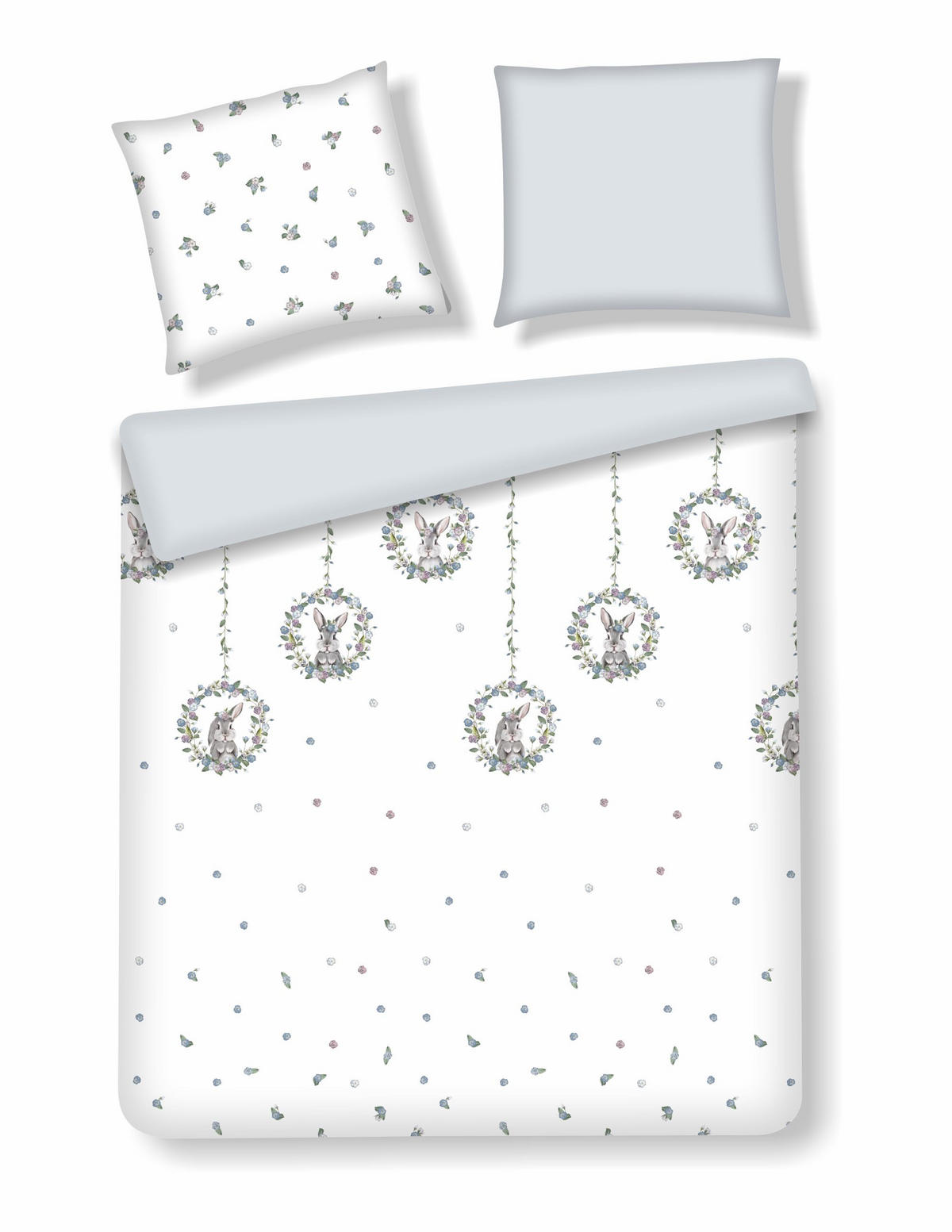 BETTWÄSCHE Pansilo - Weiß, Textil (160/200cm) - home&you