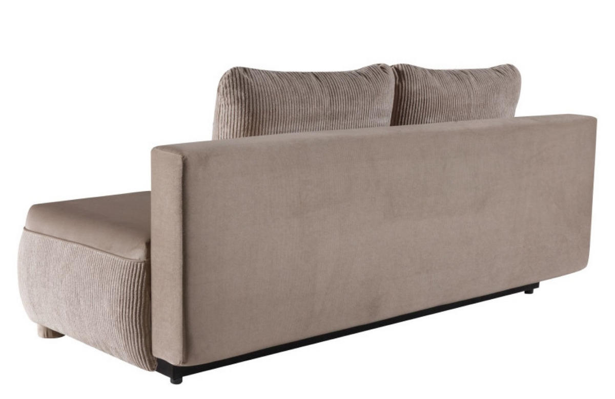 SOFA Beige Adi - Beige, Holzwerkstoff (211/88/211cm) - Sepro Meble