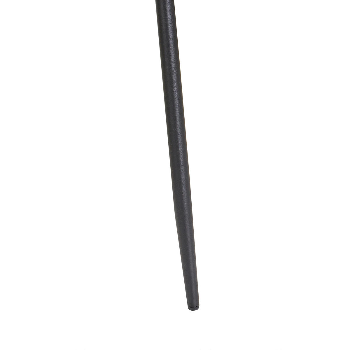 ÉTKEZŐSZÉK 4 darabos Szett Bársony Törtfehér Powell - fekete/fehér, textil (45/88/62cm) - Beliani