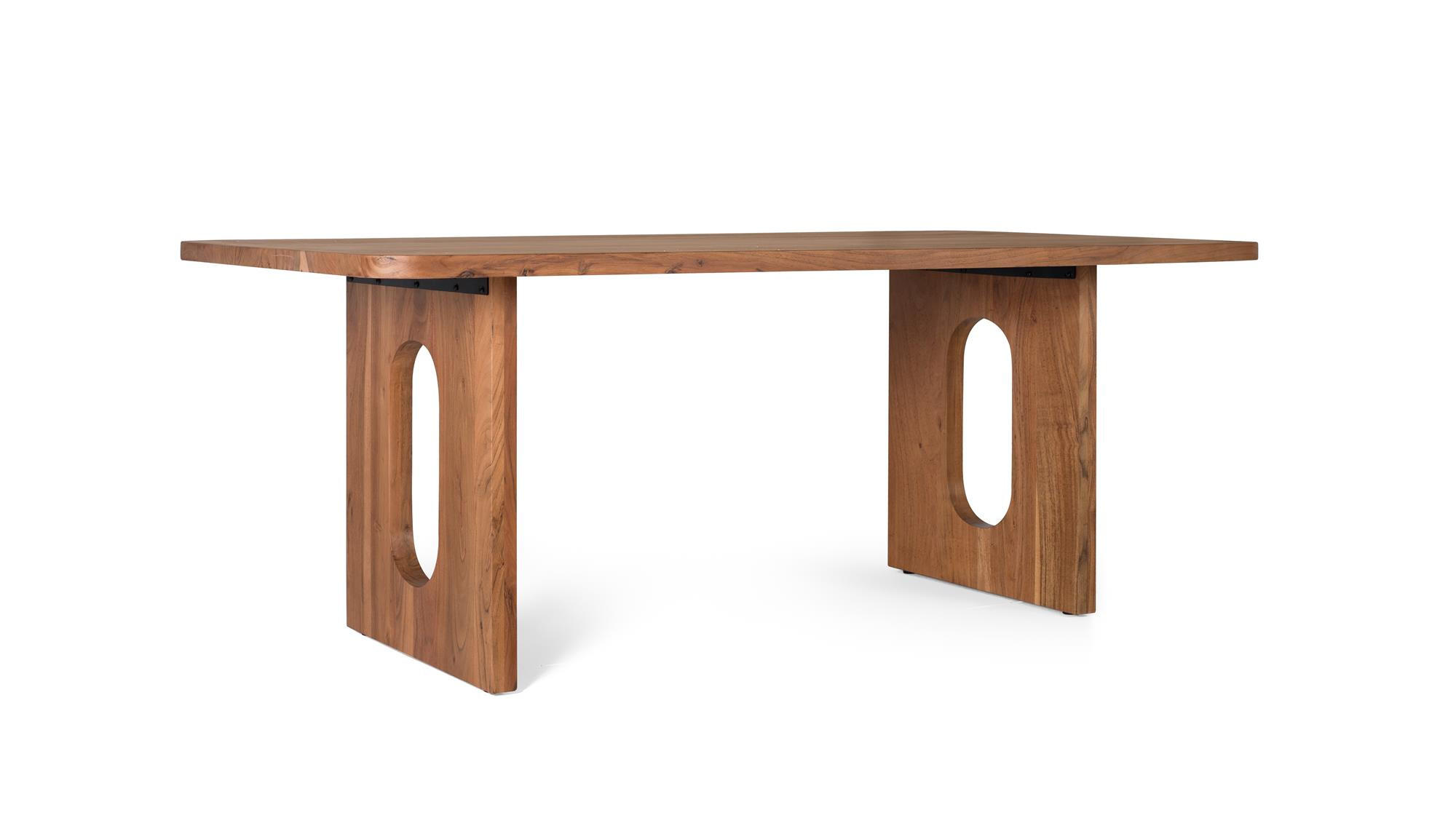 Giner y Colomer Esstisch Braun 100x76x200 cm