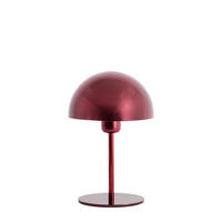TISCHLAMPE Cedillo Rot 18/18/28 cm - Rot, Metall (18/18/28cm) - Light & Living