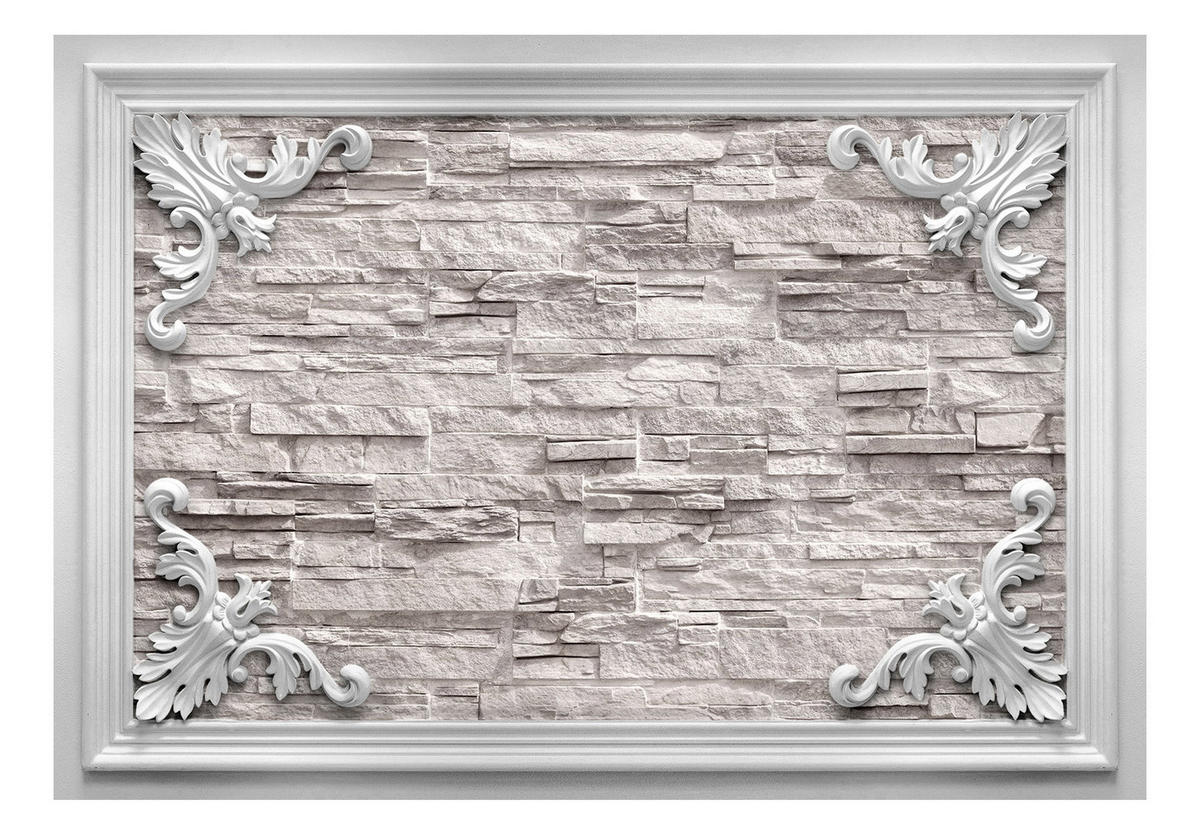 VLIESTAPETE Beige 350/245 cm - Beige/Grau, Textil (350/1cm) - KUNSTLOFT