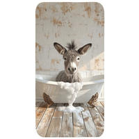 WC PŘEDLOŽKA Osel - Zvířata - Vana - Pěna 60x120 cm - krémová, textil/plast (60/1cm) - OnlyWow
