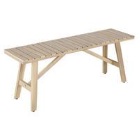 SITZBANK BALI Akazie Natur 110cm - Braun, Holz (110/43/30cm) - riess-ambiente