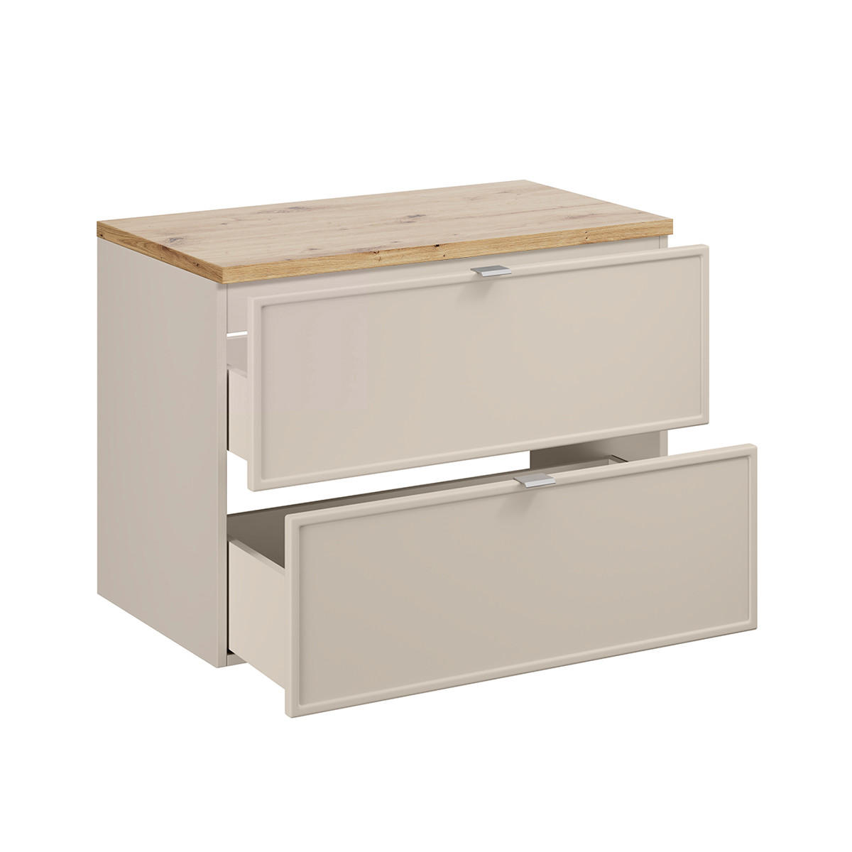 SKŘÍŇKA POD UMYVADLO 80.6cm Alba Kašmír - béžová, kompozitní dřevo (80.6/59/48cm) - Petits-meubles