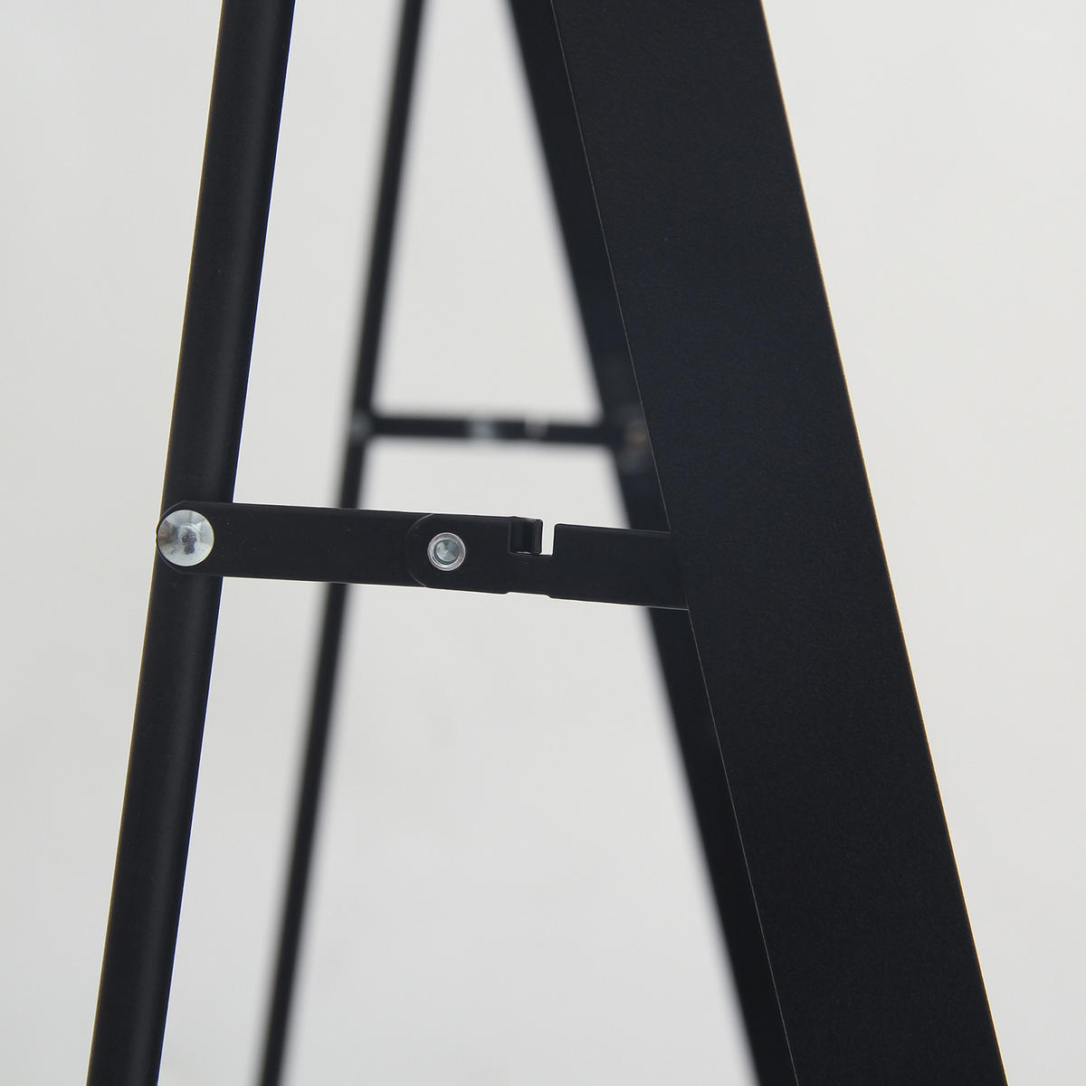 GANZKÖRPERSPIEGEL 53x162 cm, gebogener Aluminiumrahmen, freistehend oder Wandmontage in Schwarz - Schwarz, Glas/Metall (53/3/162cm) - BRILVERDE