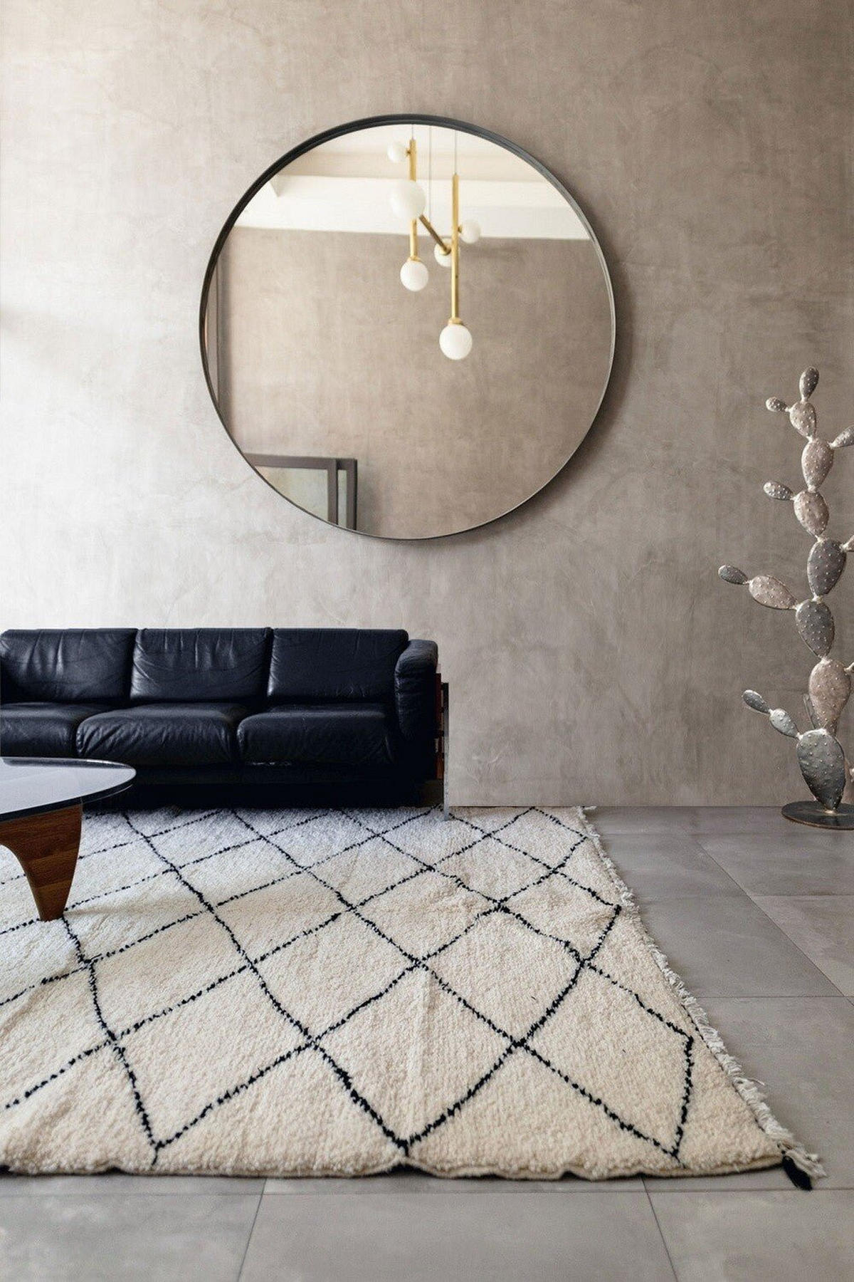 BERBERTEPPICH marokkanisch schwarz weiß Kasbah beige - Beige, Naturmaterialien (250/350cm) - AFK Living