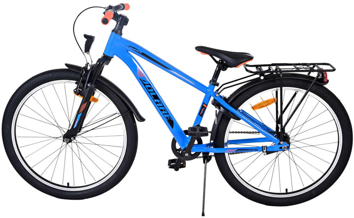 KINDERFAHRRAD Cross - Jungen - Rücktritt + Handbremse - 24 Zoll - Blau - Blau, Metall (70cm) - TPFSports