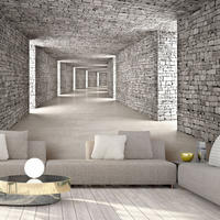 VLIESTAPETE Beige 400/280 cm - Beige/Grau, Textil (400/1cm) - KUNSTLOFT