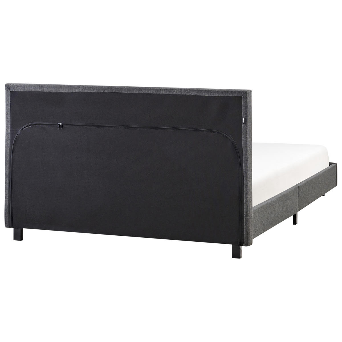 WASSERBETT 140x200 cm Grau Albi - Grau, Textil (140/200cm) - Beliani
