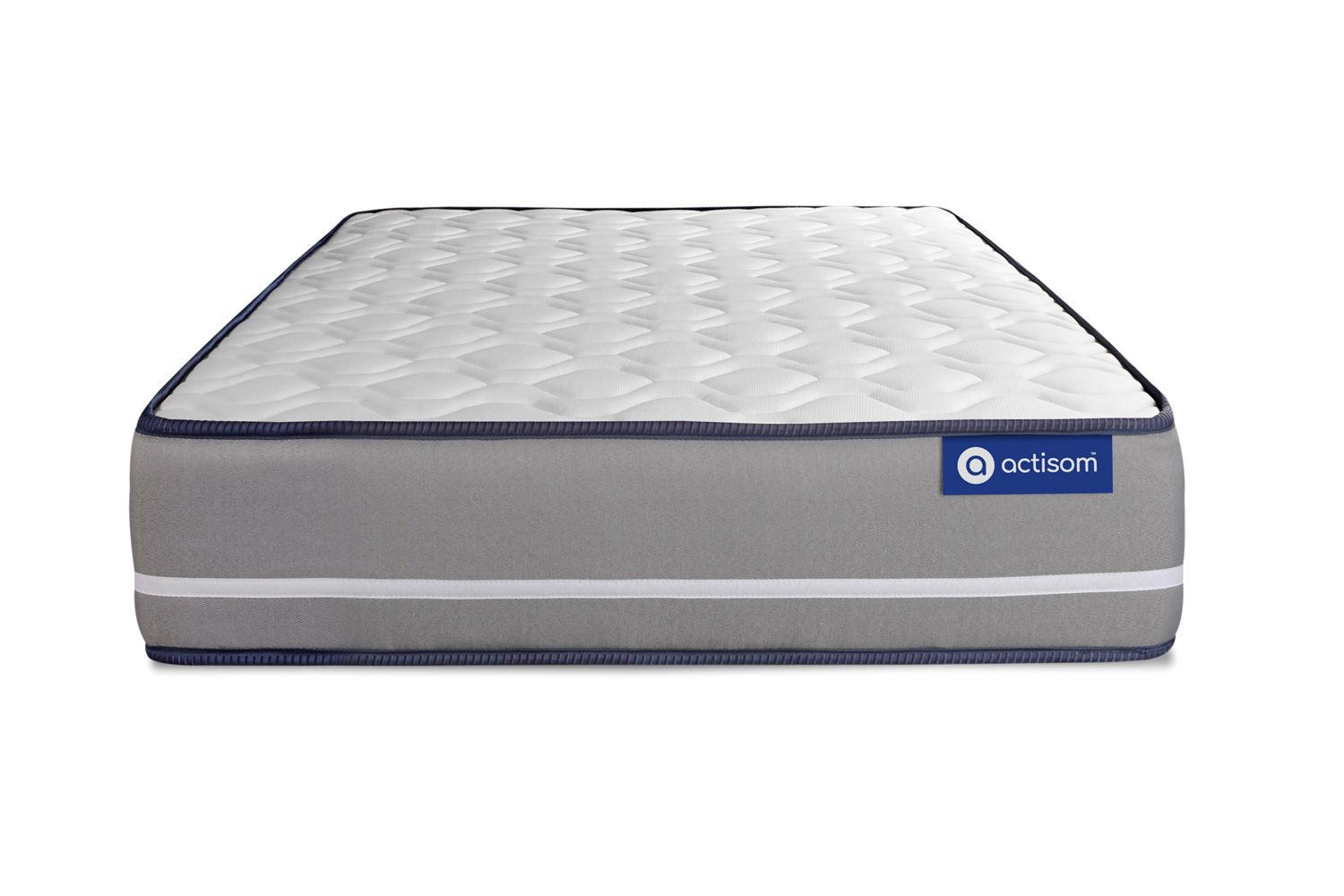 MATRATZE Actimemo pur Memory-Schaum 100 x 190 cm h3 - Weiß, Textil (100/190cm) - ACTISOM