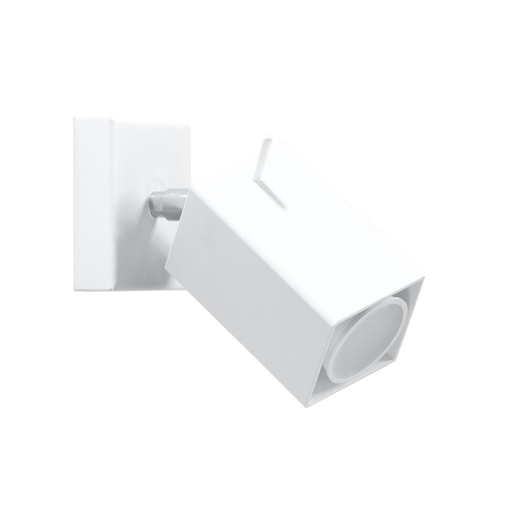 WANDLEUCHTE MERIDA Stahl Weiß - Weiß, Metall (8/15/10cm)