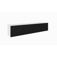 TV-SCHRANK NOE - Schwarz/Weiß, Holzwerkstoff (200/41/40cm) - Meblini