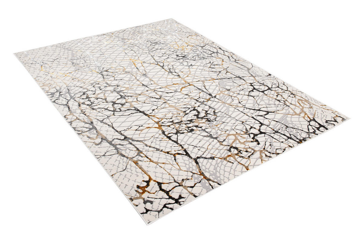 TEPPICH GOLDEN Creme 200/300 cm - Creme, Kunststoff (200/300cm) - Tapiso