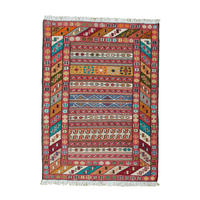 HANDWEBTEPPICH Sumak Shahsavan Mehrfarbig 99/72 cm Schurwolle - Multicolor, Textil (72/99cm) - Looma