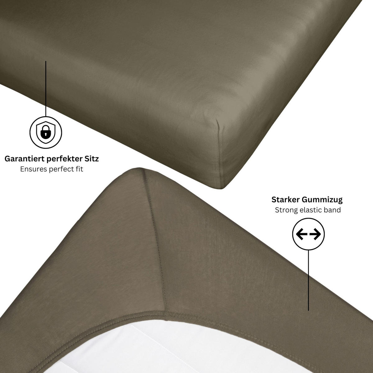 NAPÍNACIE prestieradlo FLAT - biela, textil (140/200cm) - Schöner Wohnen