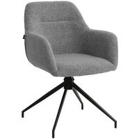 ESSZIMMERSTUHL Merlinda 85x58x60 cm grau - Grau, Textil (58/85/60cm) - furnicato