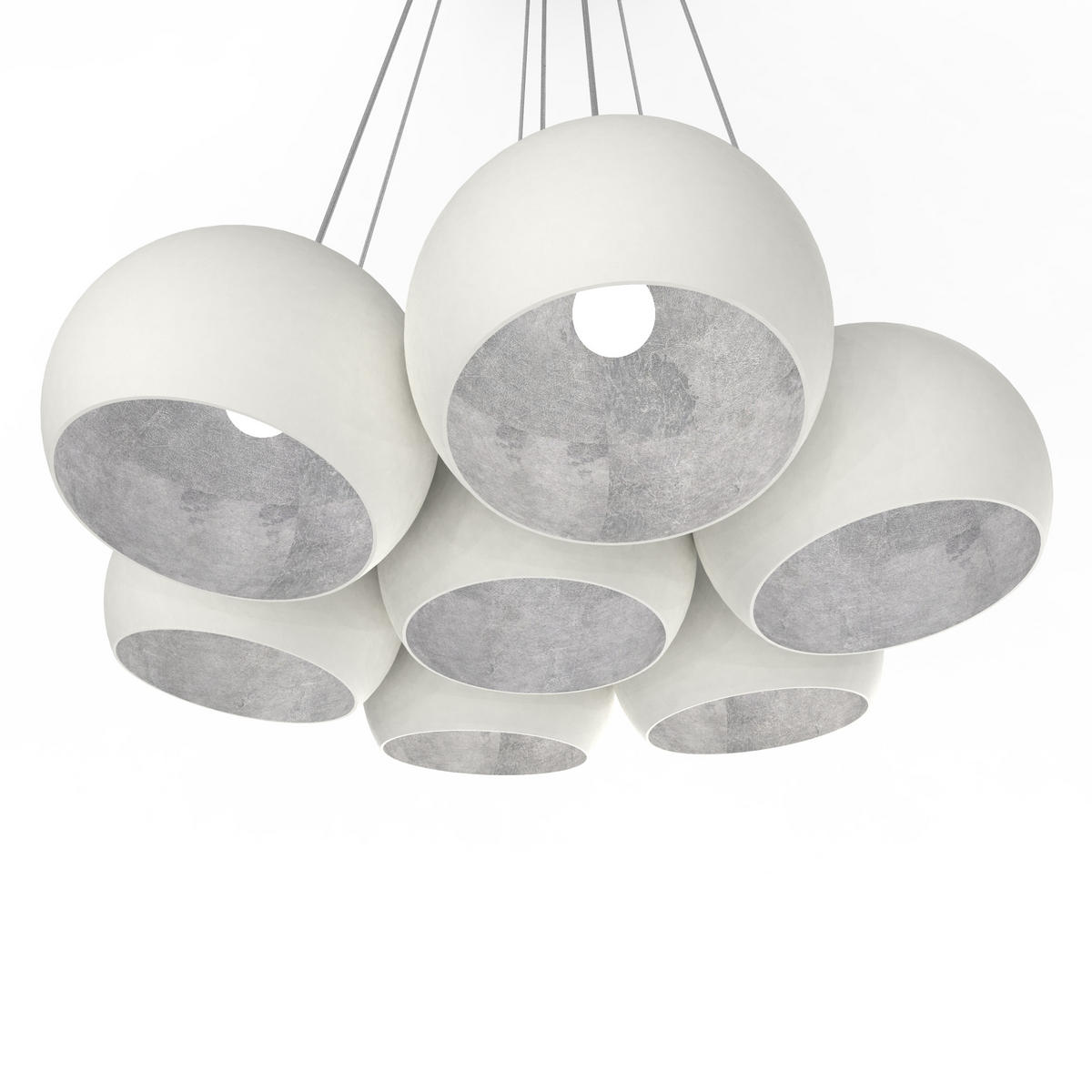 HÄNGELEUCHTE - Weiß, Metall (25/25/20cm) - Lumicom