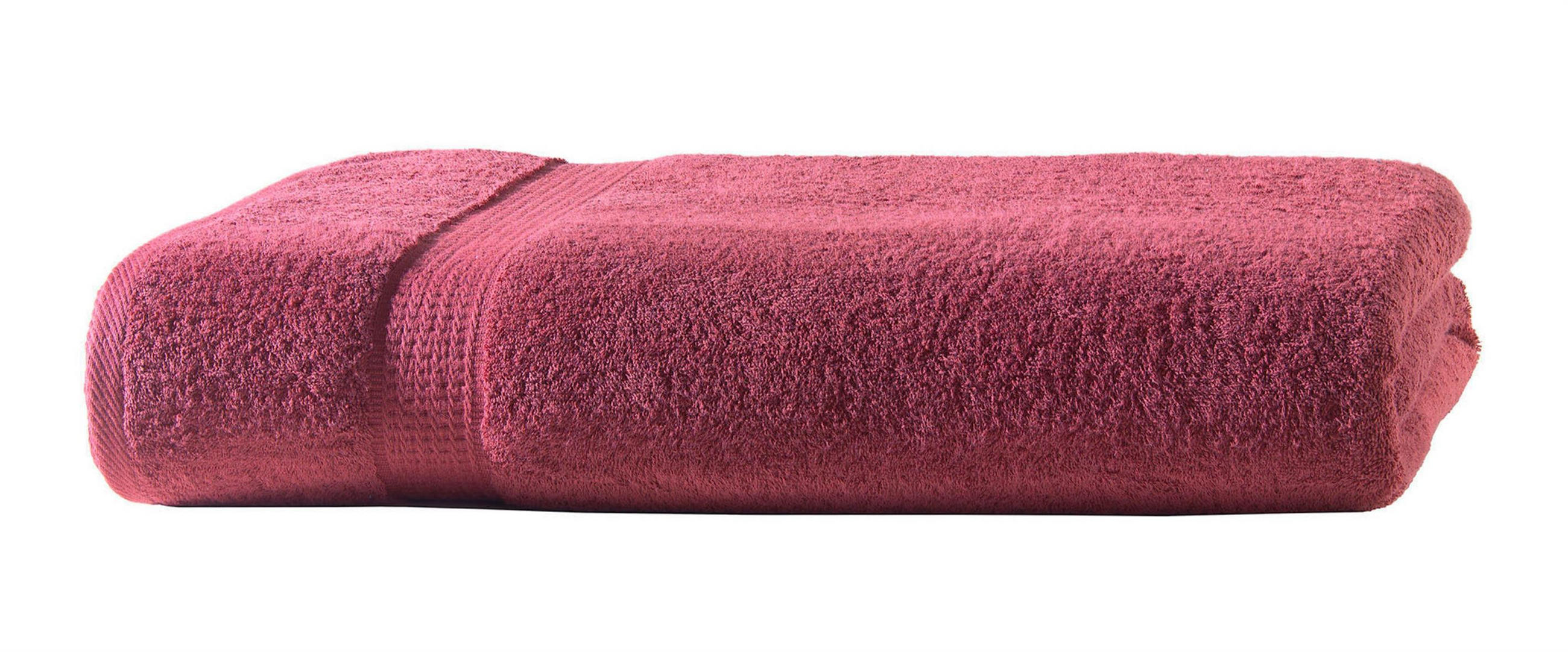 BADETUCH 100x150 cm Frottier Handtücher aus 100% Baumwolle, Bordo 500g/m2 - Bordeaux, Textil (100/150cm) - Carpe Sonno