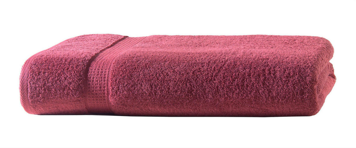 BADETUCH 100x150 cm Frottier Handtücher aus 100% Baumwolle, Bordo 500g/m2 - Bordeaux, Textil (100/150cm) - Carpe Sonno