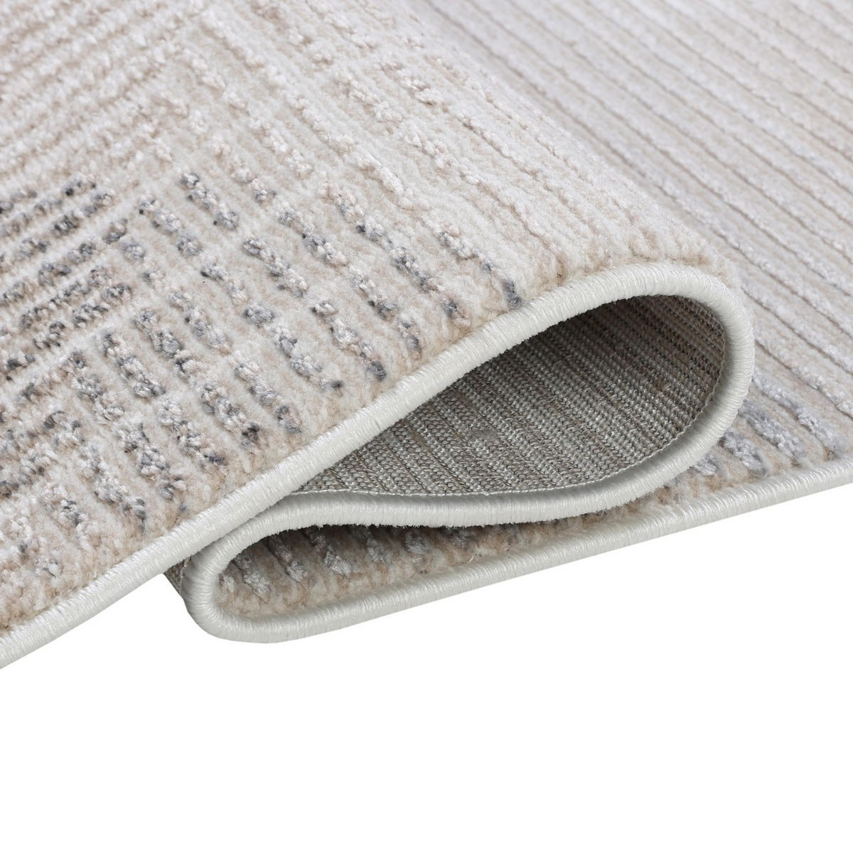 KOBEREC béžový hnedý krémový - 140 x 200 cm - béžová, textil (140/200cm) - Mazovia