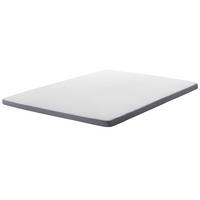 MATRATZENTOPPER 180/200 cm Comfy - Weiß/Grau, Textil (180/200cm) - Beliani