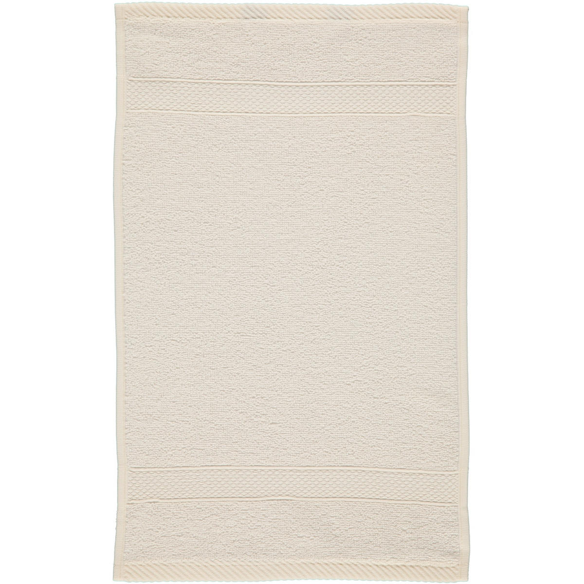 GÄSTETUCH DIAMANT IVORY - 155 - Beige, Textil (30/50cm) - Egeria