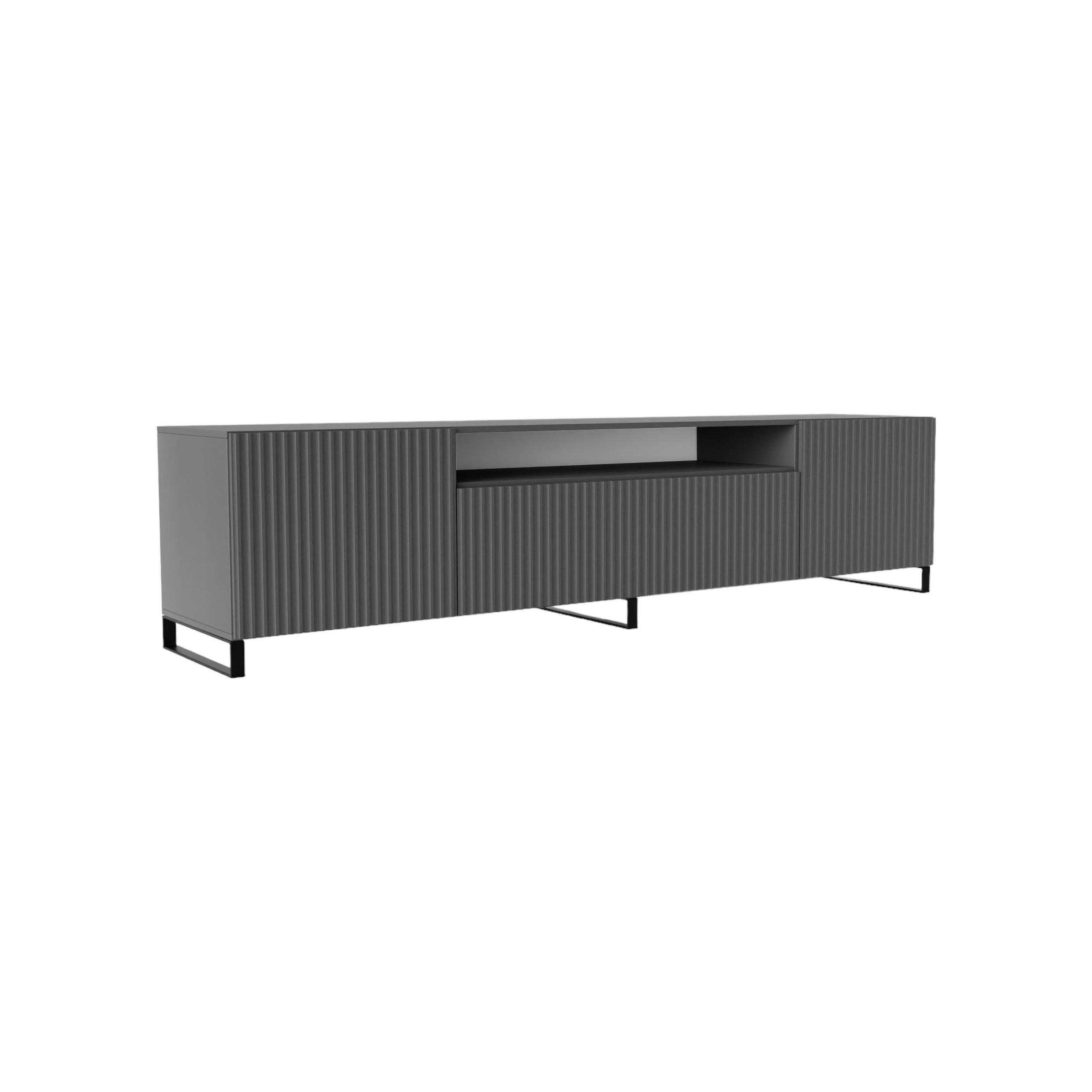 Margaret Hadas24 Tv-Schrank Grau 200x53x41 cm