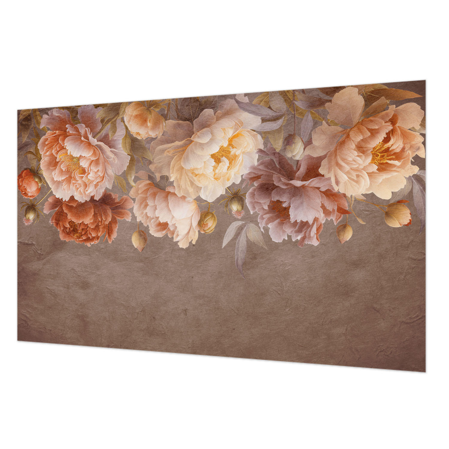 FOTOTAPETE 416x254 cm - Florale Eleganz - Pink, Textil (416/254cm) - Wallfluent