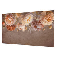 FOTOTAPETE 416x254 cm - Florale Eleganz - Pink, Textil (416/254cm) - Wallfluent