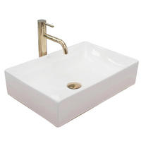 AUFSATZWASCHBECKEN Rea Inga White - Weiß, Keramik (34.5/12/51cm) - REA