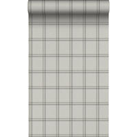 TAPETE Karomuster 53 cm x 10.05 m - Beige, Papier (53/1000cm) - Origin Wallcoverings