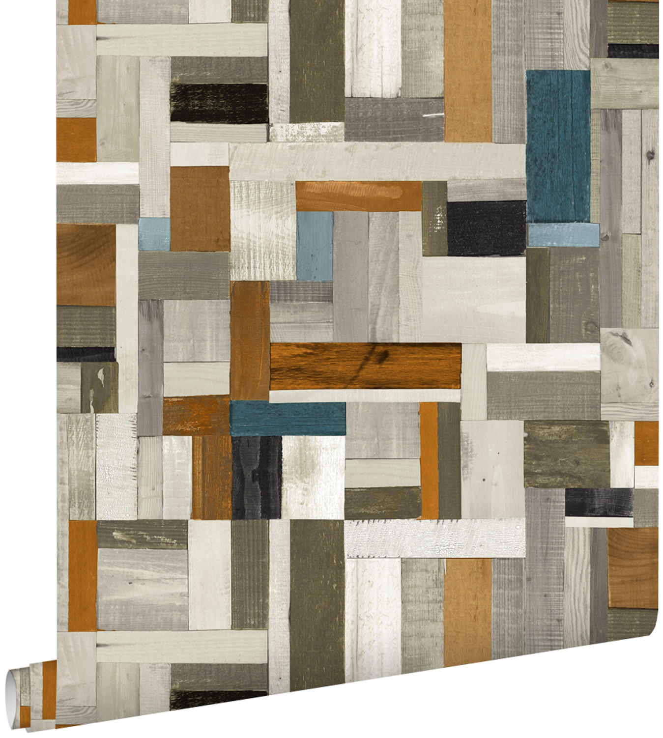 TAPETE Holz-Optik 53 cm x 10.05 m - Braun, Papier (53/1000cm) - ESTAhome