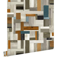 TAPETE Holz-Optik 53 cm x 10.05 m - Braun, Papier (53/1000cm) - ESTAhome