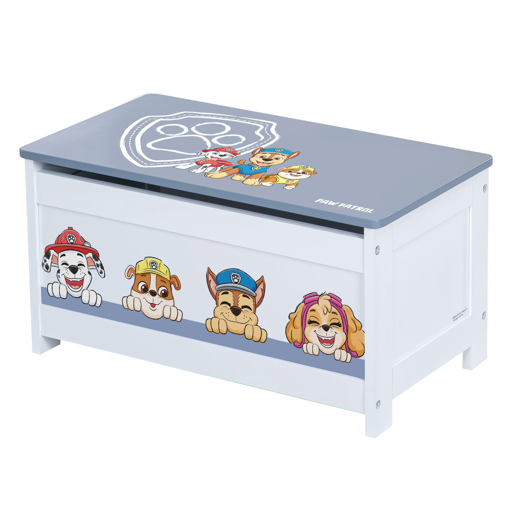 SPIELZEUGTRUHE Paw Patrol - Multicolor, Holzwerkstoff (60/32cm) - Roba