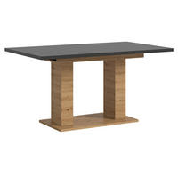 ESSTISCH grau, Eiche Artisan Küchentisch ausziehbar 150 - 190 cm - Eiche Artisan/Grau, Holzwerkstoff/Metall (150/90/76cm) - Inn.Furn