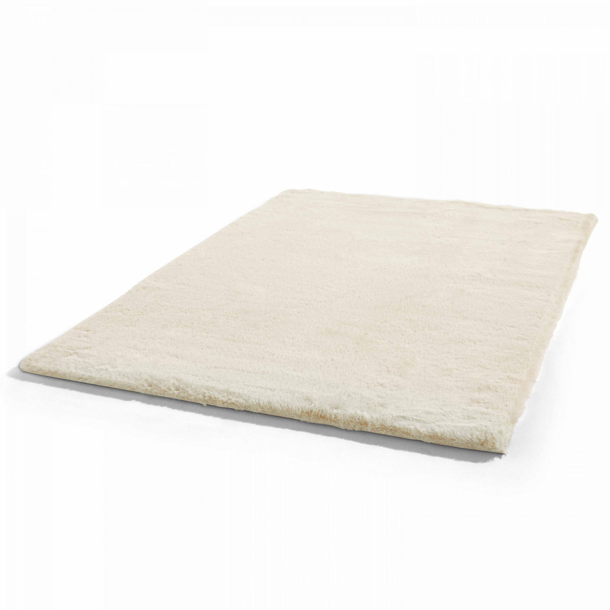 TEPPICH, 120 x 170 cm, Cremefarbe - Creme, Textil (160/120cm) - Oviala