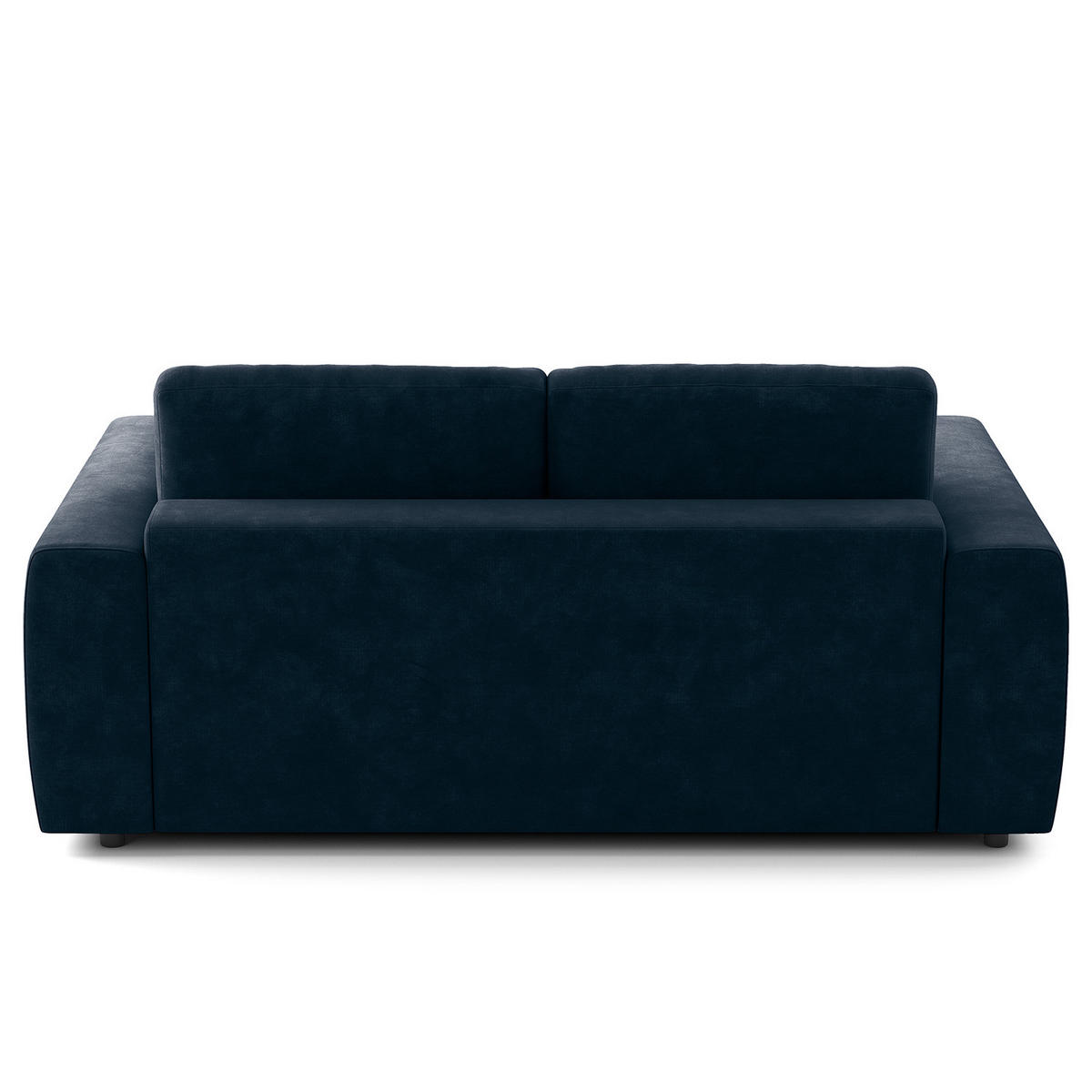 2-SITZER SOFA - Blau/Schwarz, Kunststoff/Textil (182/80/117cm) - home24